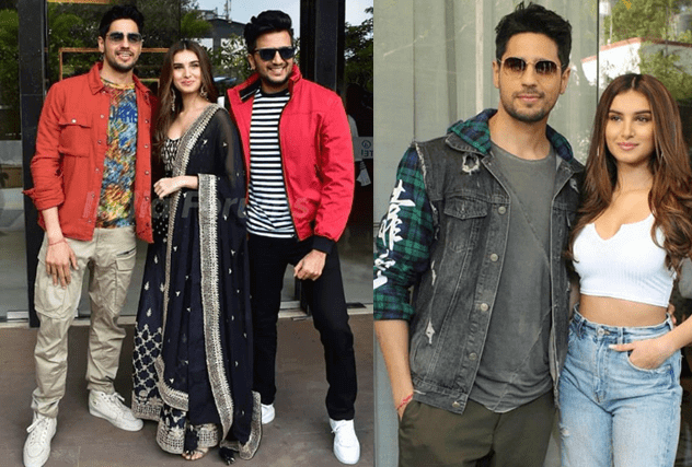 Tara Sutaria and Sidharth Malhotra from their promotion of upcoming ...