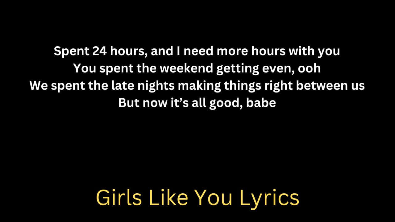 Girls Like You Lyrics