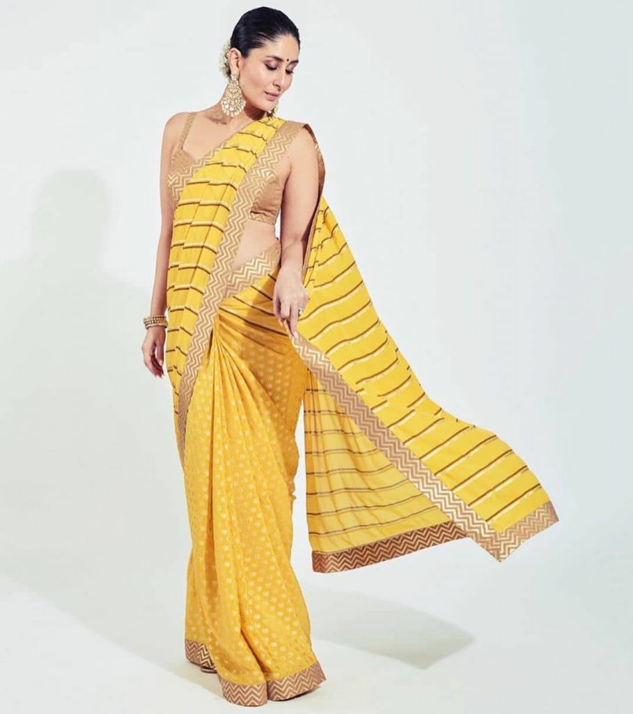 Kareena Kapoor Khan in Yellow saree