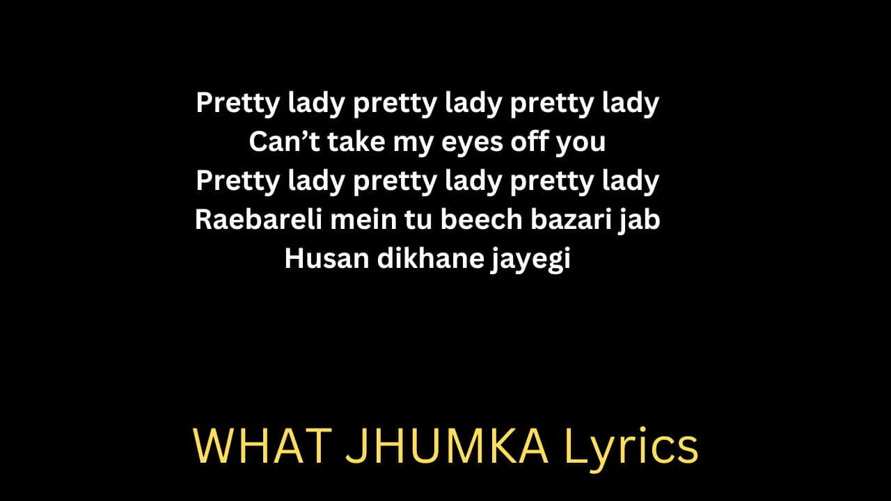 What Jhumka Lyrics