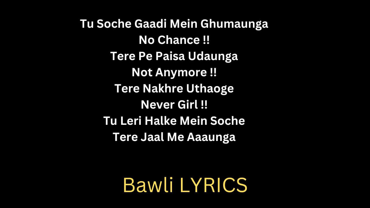 Bawli Lyrics