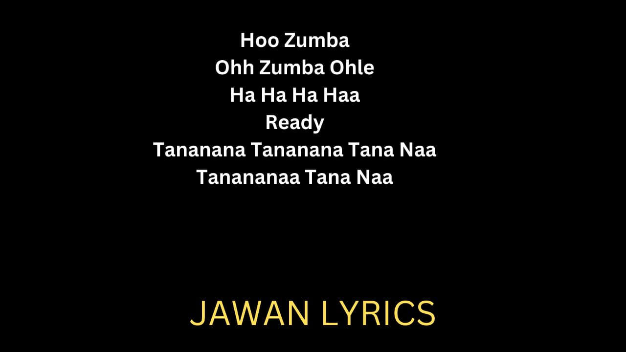 JAWAN Lyrics