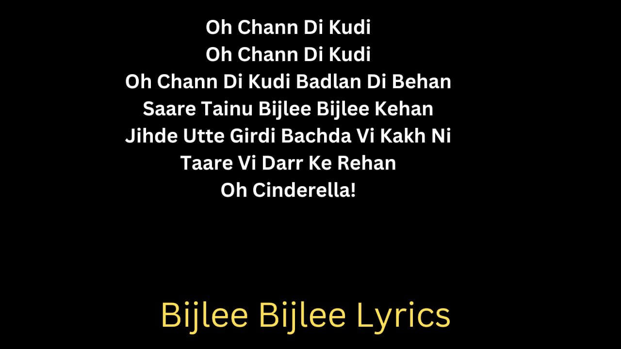 Bijlee Bijlee Lyrics
