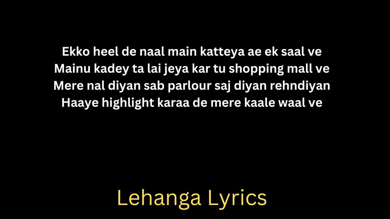 Lehanga Lyrics