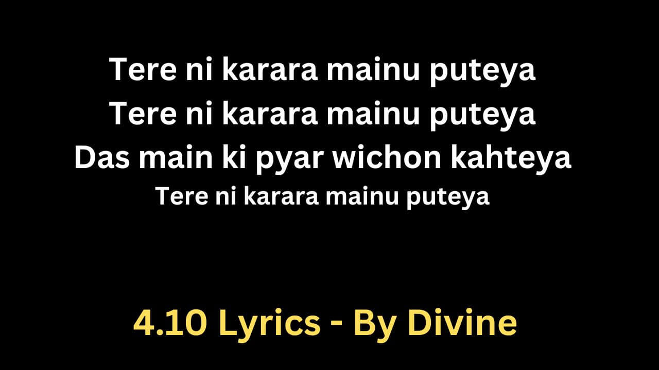 Divine 4.10 Lyrics