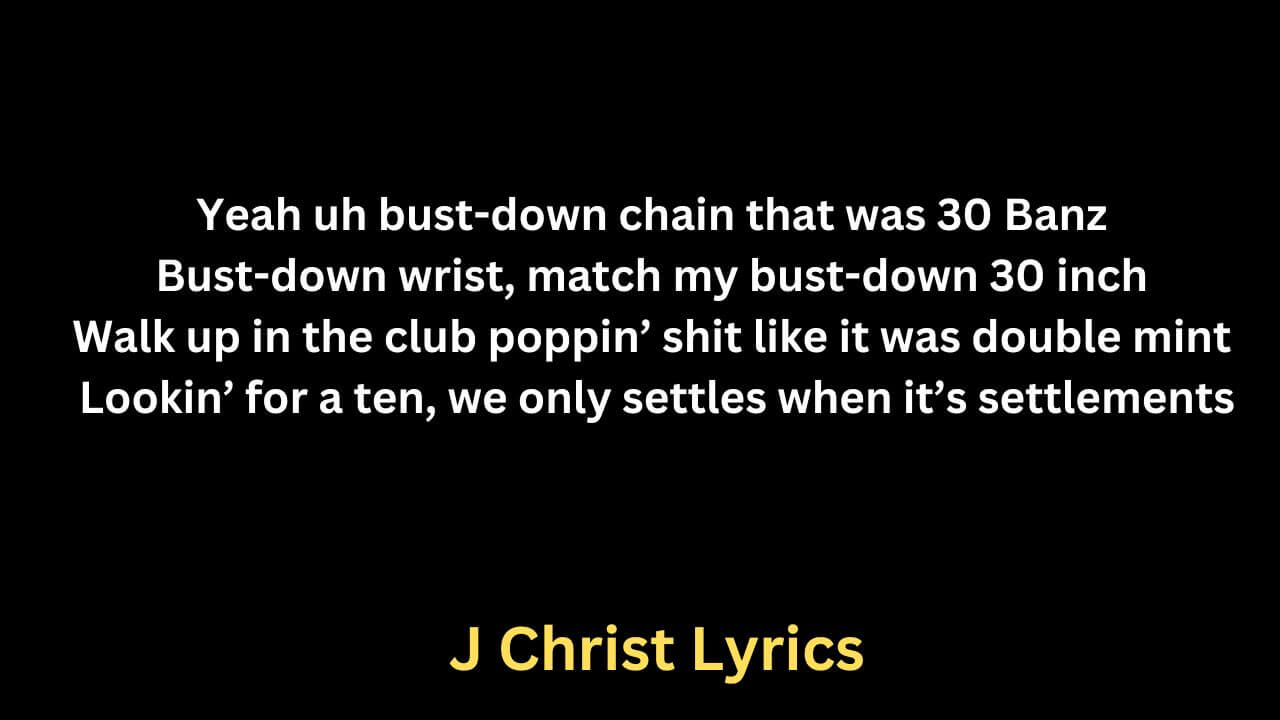 J Christ Lyrics - Lil Nas X
