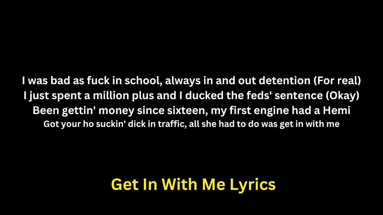 Get In With Me Lyrics