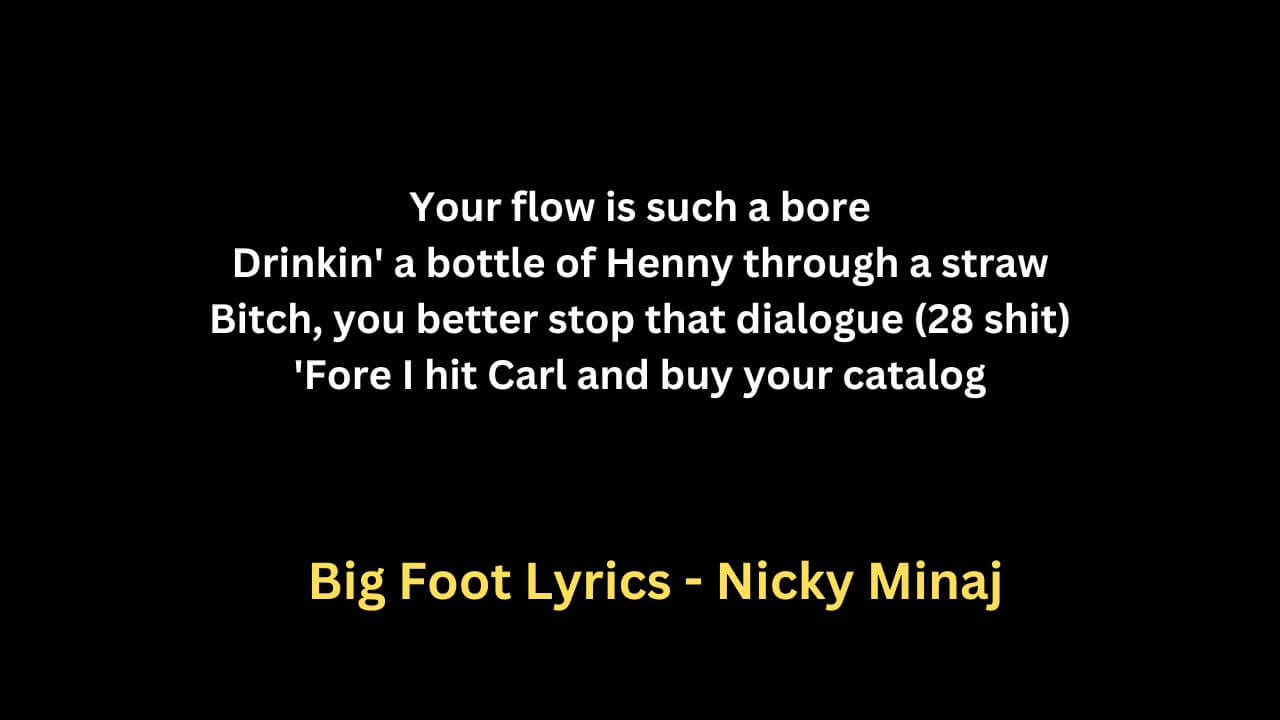 Big Foot Lyrics