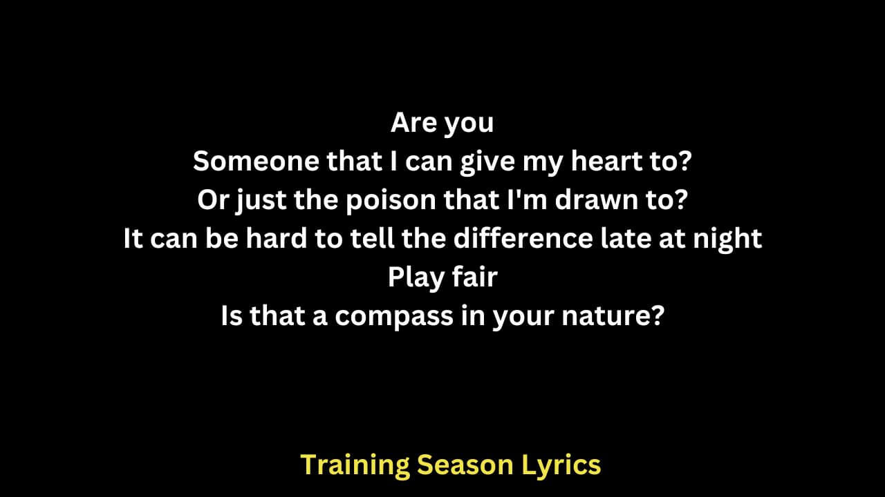 Training Season Lyrics