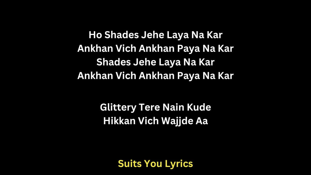 Suits You Lyrics