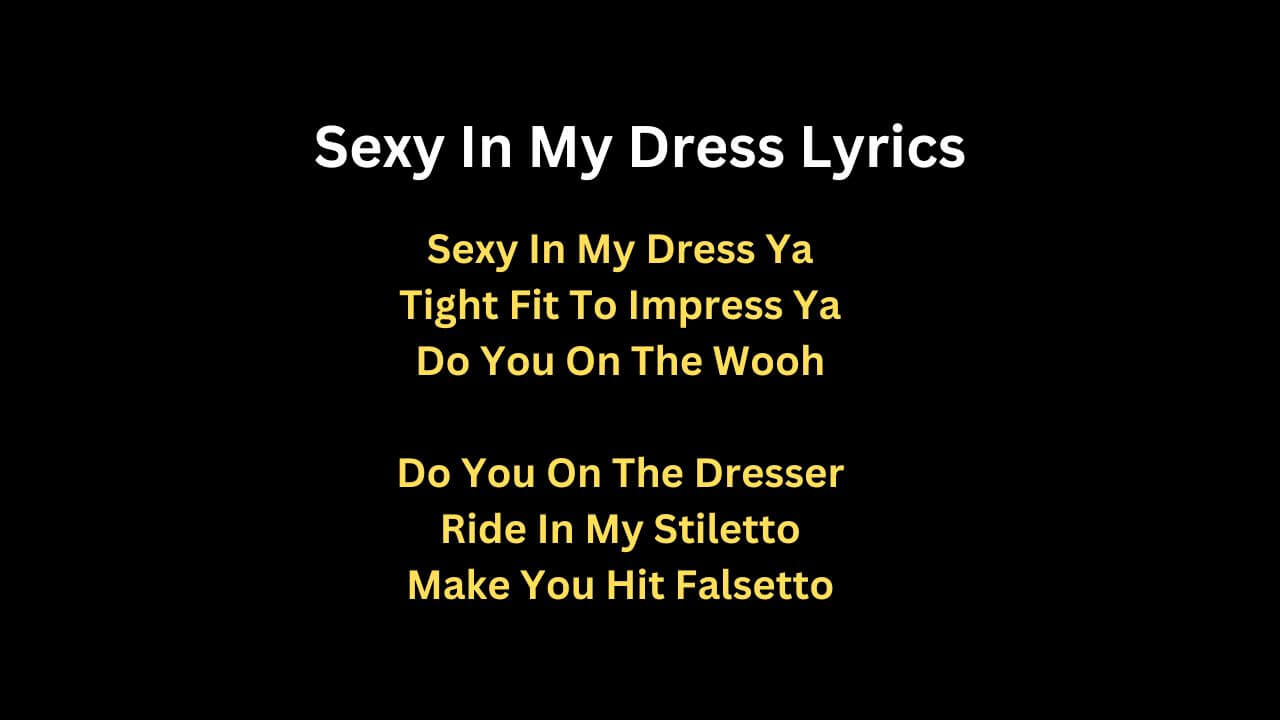 Sexy In My Dress Lyrics