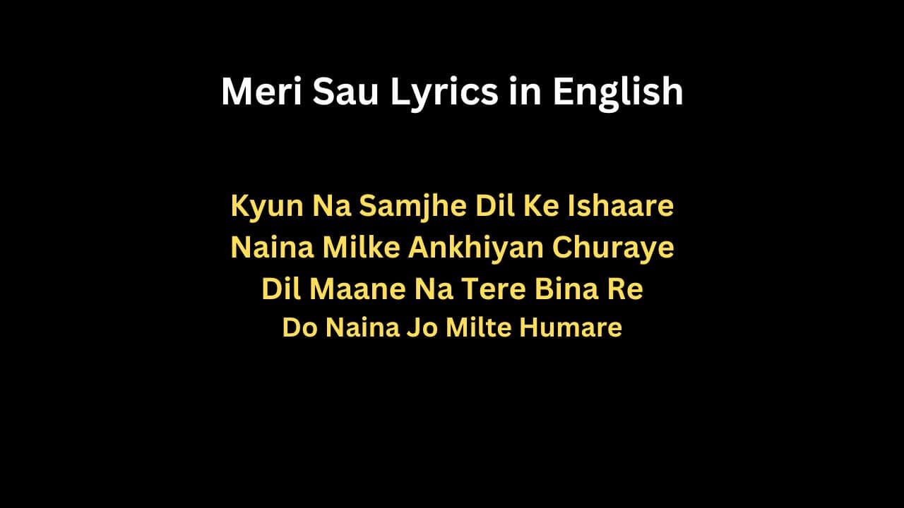 Meri Sau Lyrics in English