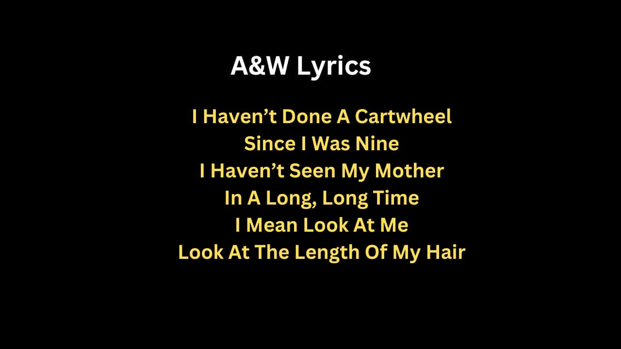 A&W Lyrics
